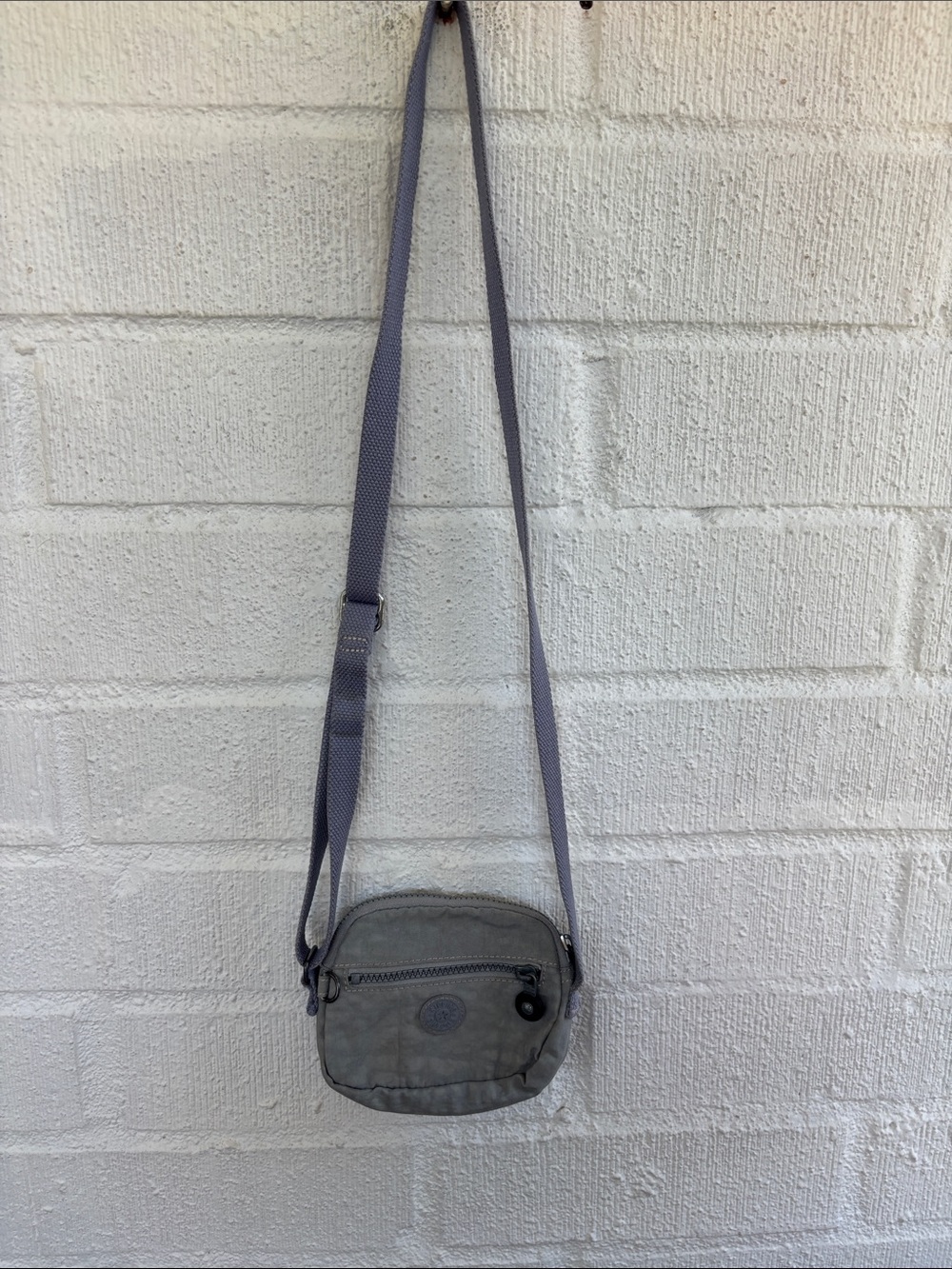 Kipling Gray Crossbody Belt Bag - Casual Everyday Carry